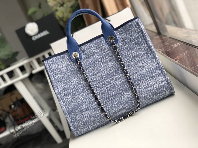 Chanel女包 66941 香奈兒經典款沙灘包 Chanel帆布購物袋  djc4030